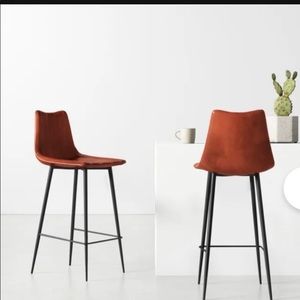 Brown Bar Stools (Set of 2)